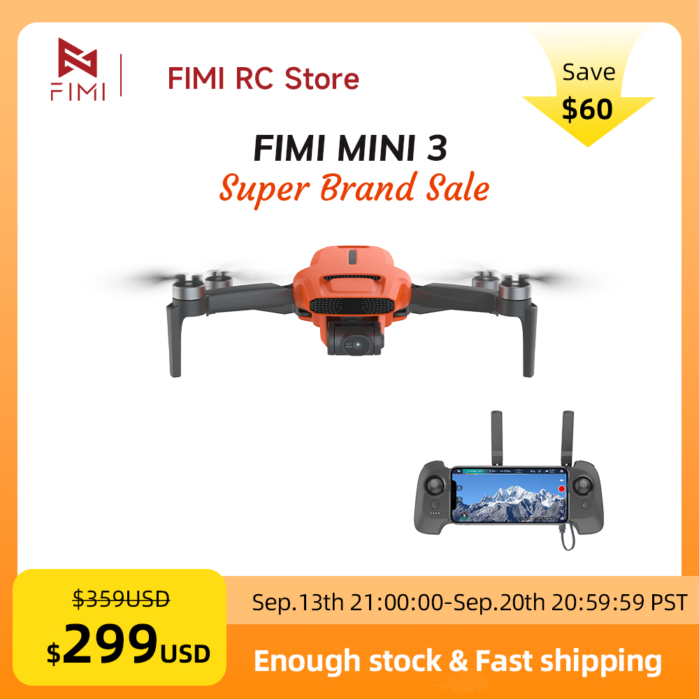 FIMI MINI 3 Camere Drone 4K 60 - Drone Gimbal Case ulasan dan harga